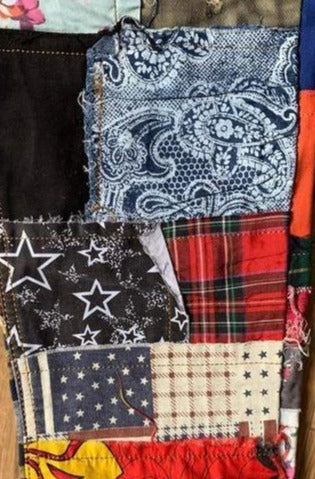 Davian patchwork jeans sale