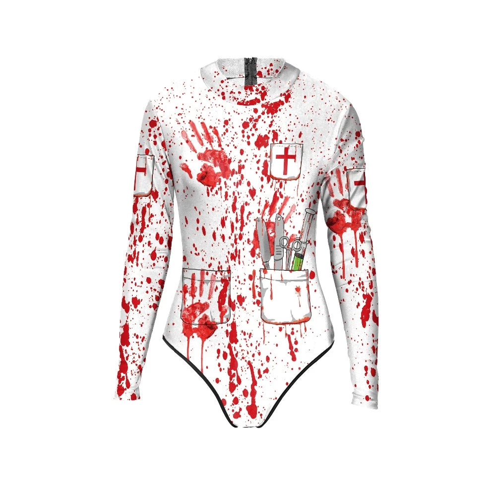 3D Muscle, Heart, Body Suit, Long Sleeve Bodysuits, Playsuit, Autopsy Costume Cosplay, Party Gift