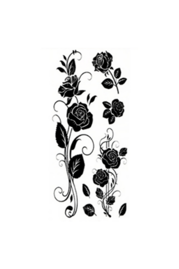 Bird, Butterfly & Floral Temporary Tattoo Pack, Available in Black and Multi-Color Design  (48 Hour Dispatch)