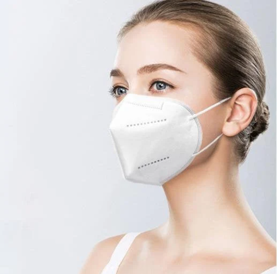 FFP2 K95 Mask, 5-Layer Respirator Foldable Masks, individually packed, with Filter Efficiency≥95%, 3-D Structure, CE Certified (Box of 20)