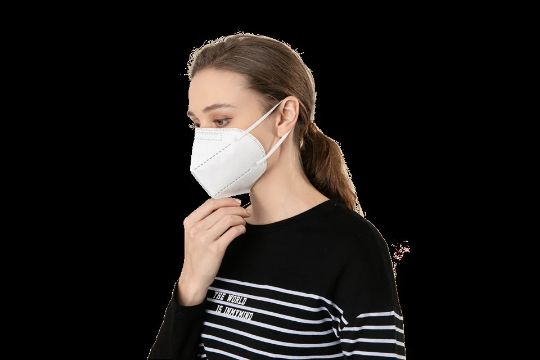 FFP2 K95 Mask, 5-Layer Respirator Foldable Masks, individually packed, with Filter Efficiency≥95%, 3-D Structure, CE Certified (Box of 20)