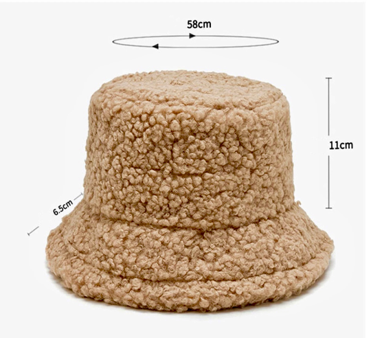 Hat, Autumn Winter Bucket Hats, Fisherman’s Hat, Warm Fluffy, Soft Hat