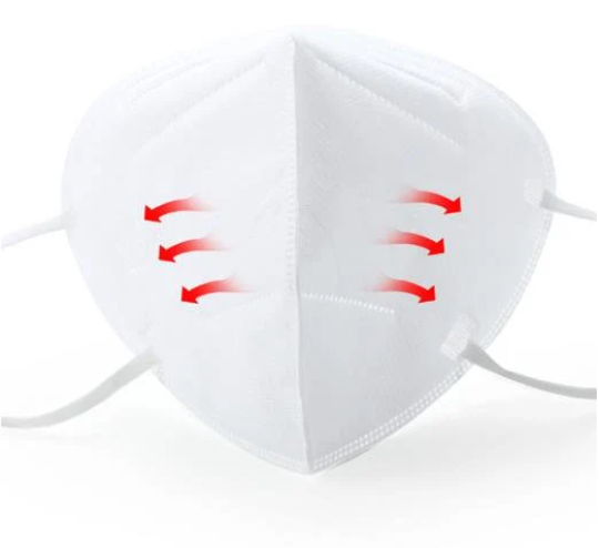 FFP2 K95 Mask, 5-Layer Respirator Foldable Masks, individually packed, with Filter Efficiency≥95%, 3-D Structure, CE Certified (Box of 20)