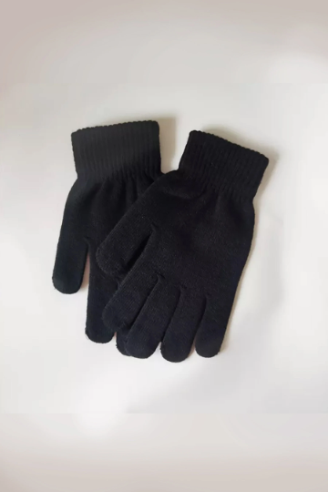 Bright Colored Winter Hand Gloves, Unisex Gloves, Available in Beige, Orange, Fuchsia Pink & Black
