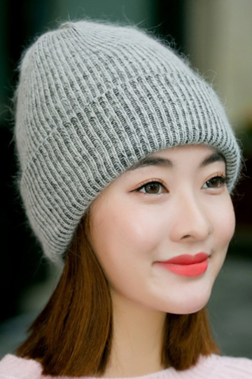 Wool Look Knit Beanie, Knitted Beanie Hat, Women's Winter Hat, Available in 6 Colours