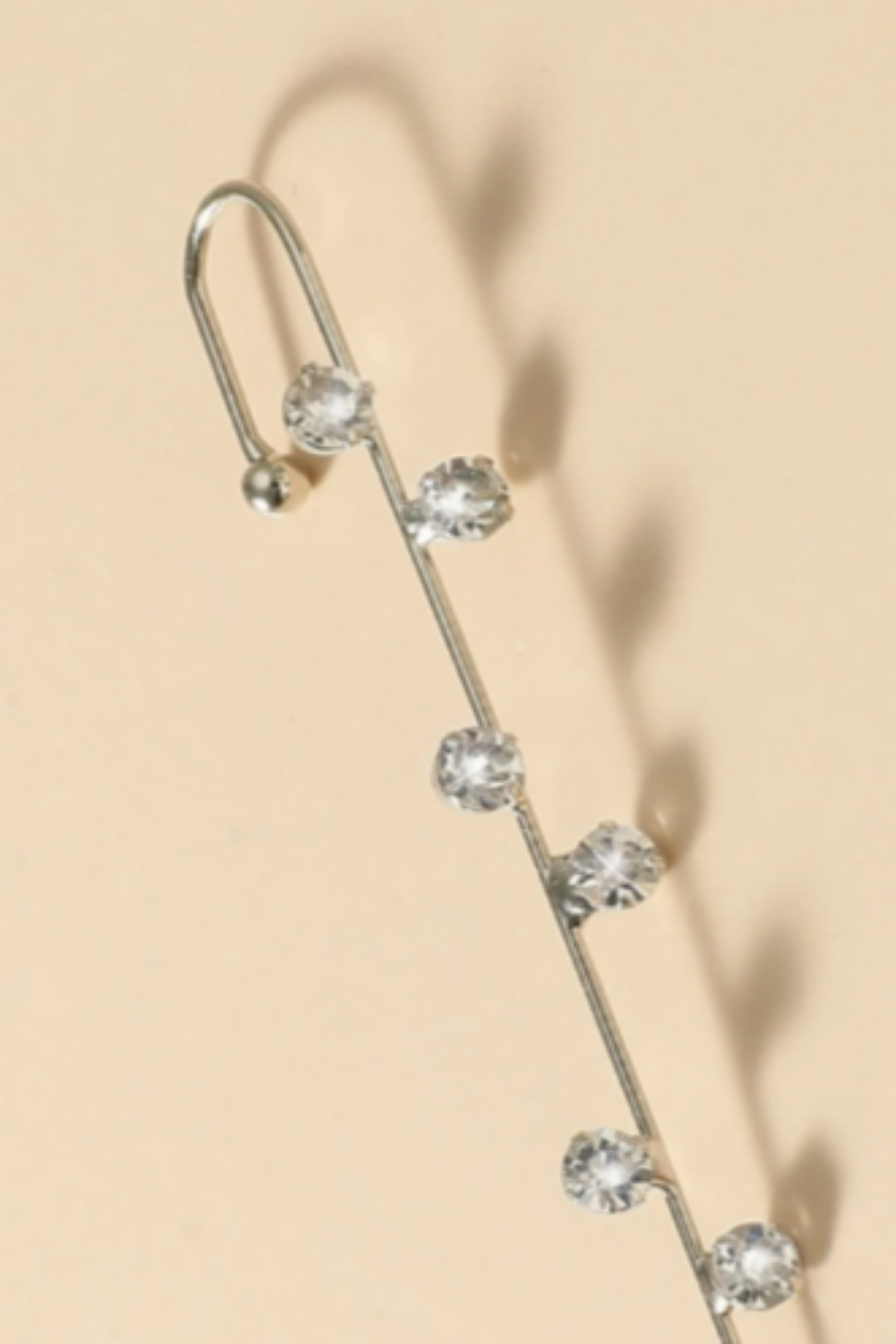 Beautiful Hook Earrings with Sparkling Rhinestone Crystals, Ideal Gift, Silver, Gold Earrings (48 Hour Dispatch)