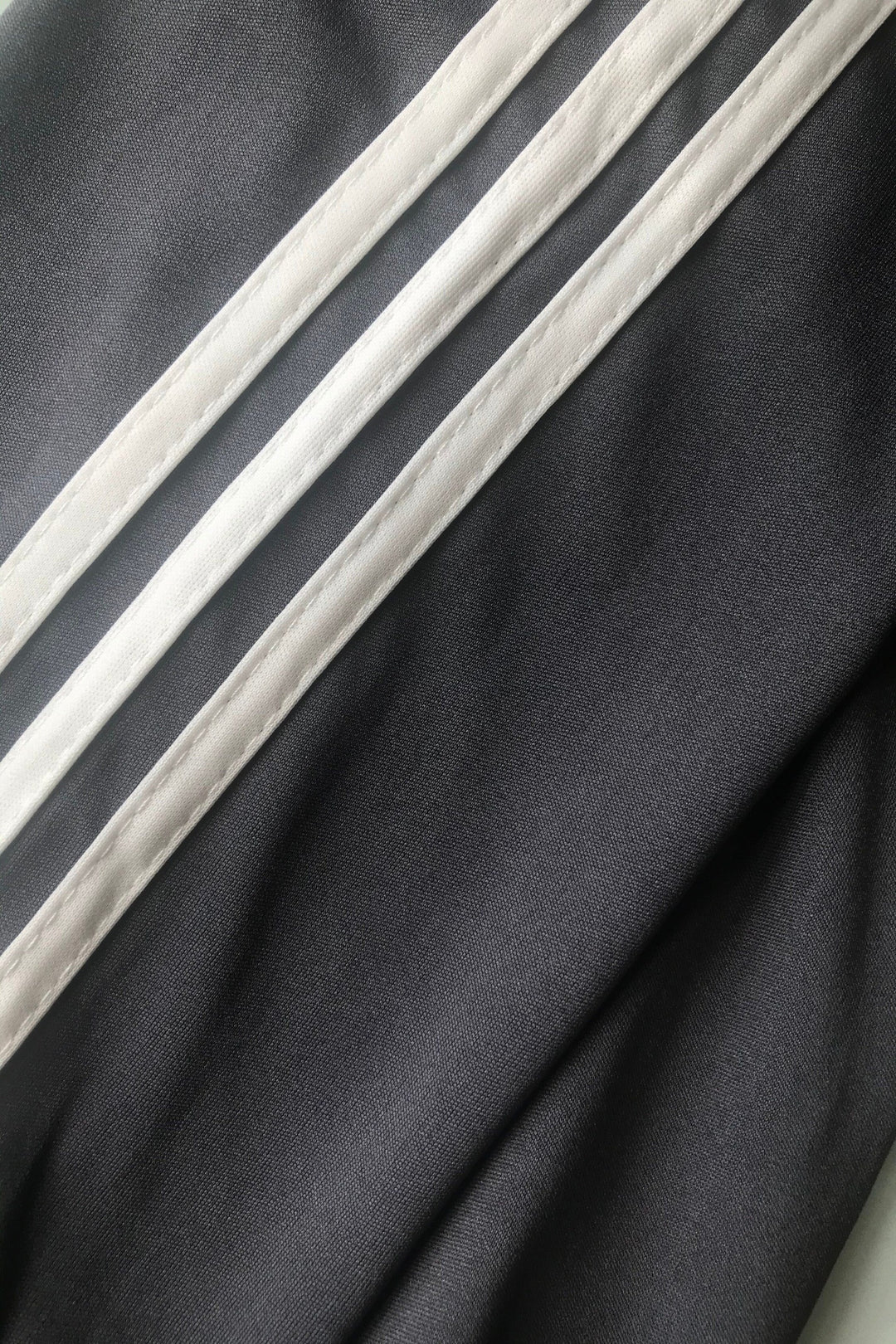 Tracksuit, lounge wear with white strips, comfortable two piece sweatshirt, top and leggings - Hayati London