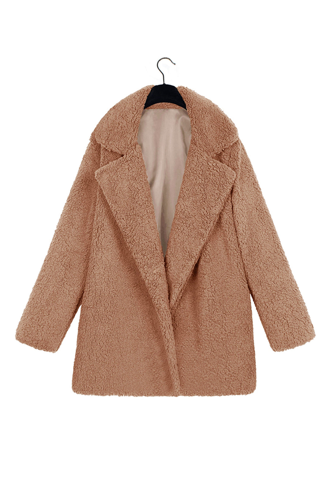 Long Oversized Faux Fur Fuzzy Teddy Bear Coat, Wool Look Long Jacket, Baggy Oversized Coat, Plus Size Jacket, Available in 3 Colors
