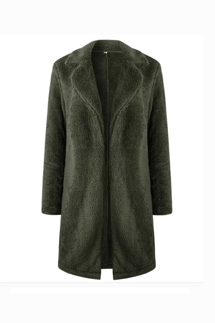 Long Oversized Teddy Bear Coat, Wool Faux Fur Long Jacket, Baggy Oversized Coat, Available in Camel & Khaki Green