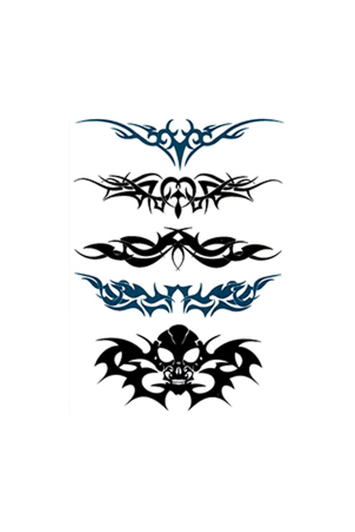 Bird, Butterfly & Floral Temporary Tattoo Pack, Available in Black and Multi-Color Design  (48 Hour Dispatch)