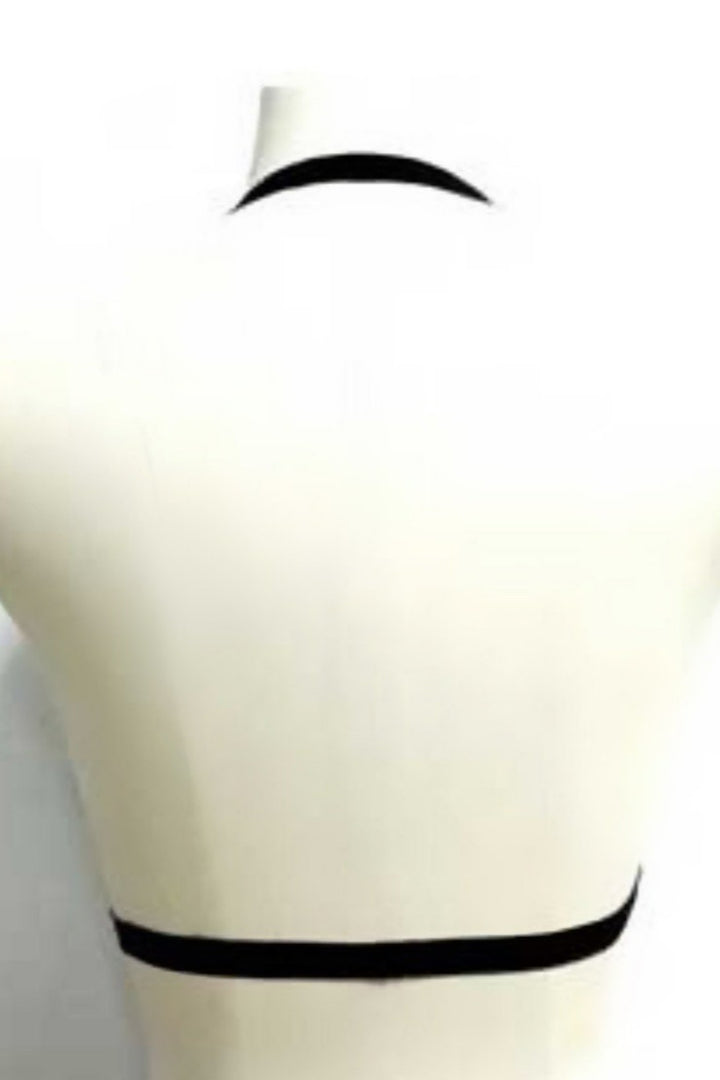 Body Harness Bralette, Crop Top, Halter-neck Strap Bandage Top, Cut Out Bra  (48 Hour Dispatch)